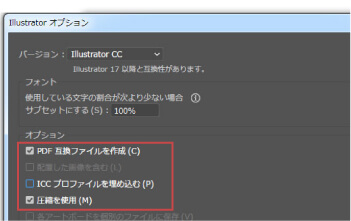 入稿データの作成(保存)